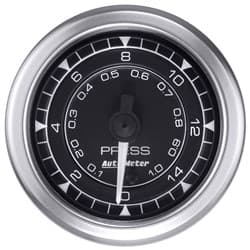 CHRONO 2-1/16" PRESSURE GAUGE 0-15PSI, FULL SWEEP ELECTRIC AUTOMETER / 8162