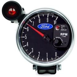 5" TACHO W/ SHIFT LIGHT FORD, CHROME BEZEL, 10,000RPM AUTOMETER / 880827