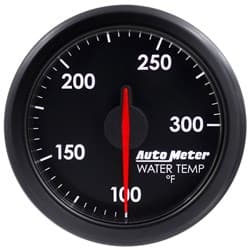 AIRDRIVE BLACK WATER TEMP 2-1/16, 100-300Â°F, OBDII/WIFI AUTO METER - 9154-T