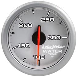 AIRDRIVE SILVER WATER TEMP 2-1/16, 100-300Â°F, OBDII/WIFI AUTO METER - 9154-UL