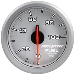 AIRDRIVE SILVER FUEL PRESSURE 2-1/16, 0-100PSI, OBDII/WIFI AUTO METER - 9171-UL