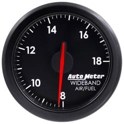 AIRDRIVE BLACK WIDEBAND AFR 2-1/16, AIR/FUEL, OBDII/WIFI AUTO METER - 9178-T