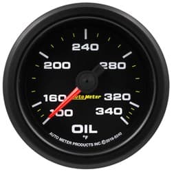 EXTREME 2-1/16" OIL TEMP 100-340Â°F, ELECT, PEAK & WARN AUTO METER / 9240