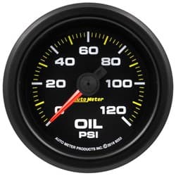 EXTREME 2-1/16" OIL PRESSURE 0-120PSI, ELECT, PEAK & WARN AUTO METER / 9253