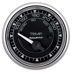 CHRONO CHROME 2-1/16" WATER TEMP 100-250Â°F, SS ELECTRIC AUTOMETER / 9737