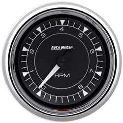 CHRONO CHROME 3-3/8" 8,000RPM IN DASH TACHO, FULL SWEEP AUTOMETER / 9797