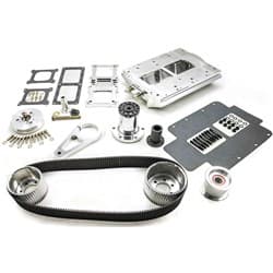 LS BLOWER KIT, CARBURETTED BILLET CATHEDRAL PORT MANIFOLD TBS / 2631