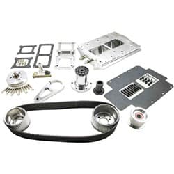 LS BLOWER KIT, CARBURETTED BILLET RECTANGLE PORT MANIFOLD TBS / 2633