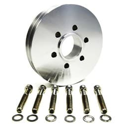 2V ACCESSORY PULLEY, CRANK HUB 6-BOLT BLOWER PULLEY PATTERN TBS - 4222