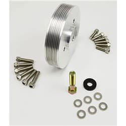 6-RIB ACCESSORY PULLEY BB CHEV 3-BOLT BBC BALANCER TO 6-BOLT TBS - 4223
