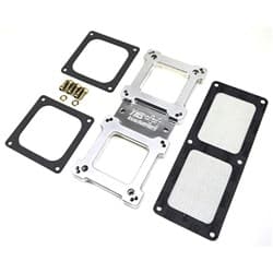 BILLET DUAL CARB 4150 CARB ADAPTER TBS - 4300