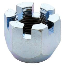 1932 FORD PERCHBOLT CASTLE NUT 5/8-18 ZINC STEEL EACH BOB DRAKE - B-1148-A