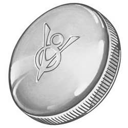 V8 STAMPED LOGO GAS CAP   EA CHROME NON LOCKING BOB DRAKE - 18-9030-V8