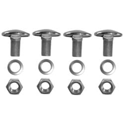 1933-40 CHROME BUMPER BOLT SET FRONT OR REAR (INNER BOLTS) BOB DRAKE - 40-17908-K
