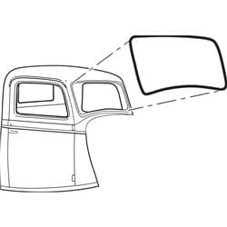 1935-36 FORD WINDSHIELD SEAL CLOSED CAR BOB DRAKE - 48-701290