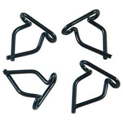 1936-37 FORD GRILLE CENTRE STRIP WIRE CLIPS SET OF 6 BOB DRAKE - 68-20001