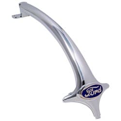 1936 FORD BULLNOSE ORNAMENT CHROME GRILLE SHELL ORNAMENT BOB DRAKE - 68-8215-BN
