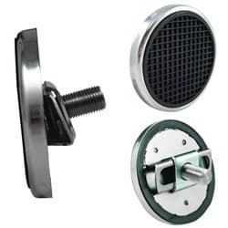 ADJUST A PEDAL PEDAL PAD ROUND W/RUBBER INSERT BOBDRAKE - B-2454-B