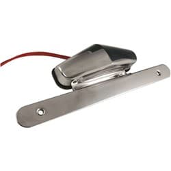 BOB DRAKE REAR LICENSE LIGHT POL S/S  C/W BRACKET OLSKOOL BOBDRAKE - HR-13550