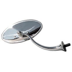 DRAKE OVAL RH SWANNECK MIRROR S/S OVAL HEAD W/HARDWARE BOB DRAKE - HR-18402-R