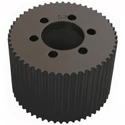 44T X 3.500" 8MM PULLEY  HTD BLACK BDS / BP-6844B