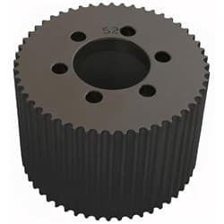 50T X 3.500" 8MM PULLEY  HTD BLACK BDS / BP-6850B