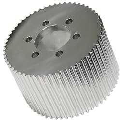 53T X 3.500" 8MM PULLEY  HTD POLISHED BDS / BP-6853
