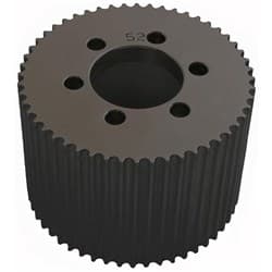 54T X 3.500" 8MM PULLEY  HTD BLACK BDS / BP-6854B