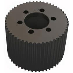 55T X 3.500" 8MM PULLEY  HTD BLACK BDS / BP-6855B