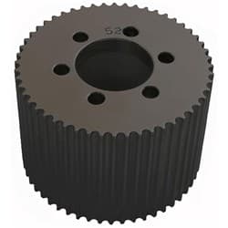 57T X 3.500" 8MM PULLEY  HTD BLACK BDS / BP-6857B