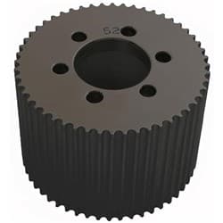 58T X 3.500" 8MM PULLEY  HTD BLACK BDS / BP-6858B