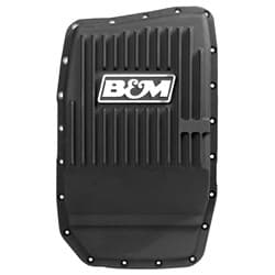 DEEP TRANS ALUM PAN FORD 6R80 & 6R100 BLACK ANODIZED. 3.2QT B&M / 70394