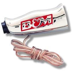 B&M UNIV.T-HANDLE W/BUTTON (CHROME) B&M - 80659