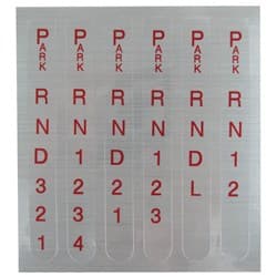 PRO RATCHET INDICATOR DECAL   B&M - 80848