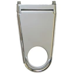 BILLET ALUM SOLID COLUMN DROP 2" DIA X  3" POLISHED -SWIVEL- BORGESON - 911203