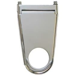 BILLET ALUM SOLID COLUMN DROP 2" DIA X  4" POLISHED -SWIVEL- BORGESON - 911204