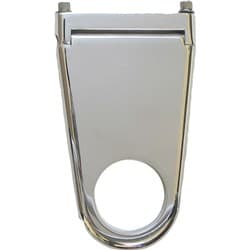 ALUM 2-1/4"DIA X3" COLUMN DROP POLISHED - SWIVEL- BORGESON - 911223