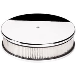 AIR CLEANER PLAIN ROUND 10X3 POLISHED BILLET - 15229