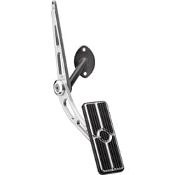BILLET GAS PEDAL RECTANGLE BLK 1955-57 CHEV BILLET - 199155
