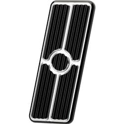 BILLET CAMARO GAS PEDAL PAD BLACK BILLET - 199265