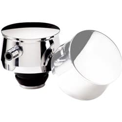 BILLET PCV BREATHER PLAIN POLISHED 1-1/4 W/PCV AND TUBE BILLET - 21120