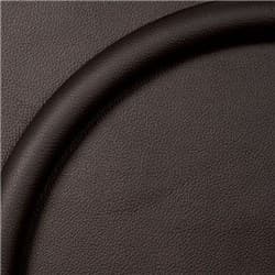 BILLET 14" BLACK D SHAPE WRAP BLACK LEATHER BILLET - 28708