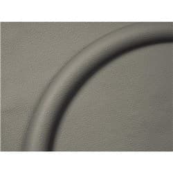 STEERING WHEEL 14 WRAPS GREY LIGHT GREY LEATHER BILLET - 29003