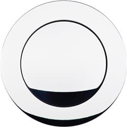 BILLET HORN BUTTON  PLAIN SUIT 9 HOLE WHEELS, LARGE DIA BILLET - 32125