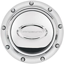 BILLET HORN BUTTON  RIVETED PRO STYLE WITH LOGO BILLET - 32710