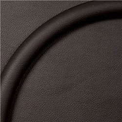BLACK LEATHER 15.5 HALF WRAP ALL 15-1/2 STEER WHEELS BILLET - 33008