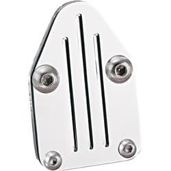 SB/C BILLET FUEL PUMP BLOCKOFF MILLED ALUMINIUM POLISHED BILLET - 41120