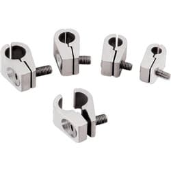 BILLET LINE CLAMPS 3/16 4PACK   BILLET - 65110