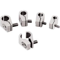 BILLET LINE CLAMPS 3/8 4PACK   BILLET - 65410