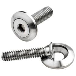 STAINLESS PRO BOLTS (PR) 5/16-18 X 1"   1" WASHER OD BILLET - 66115